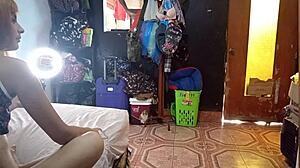 Latina craves pizza guy to knead her ass.