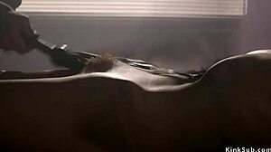 i tie up this slim brunette lawyer for rough bondage and deepthroat gagging.