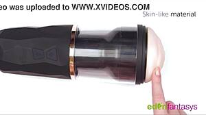 Ego x stroking masturbator with suction cup for solo play