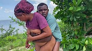 CRAZY OUTDOOR FUCK in LAGOS Lagoon!