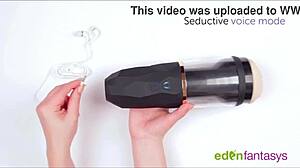 Ego x stroking masturbator with suction cup for solo play