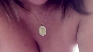 Mature Woman Strips In Shower