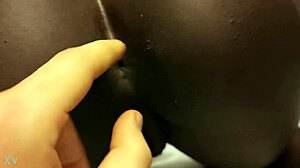 Ebony Asshole Wins Competition Against White Asses