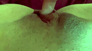 The Italian MILF Artemisia Love explored her shaved pussy in a solo POV session with intense fingering and moans.