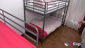 the horny landlady valeria del rio tries out her new bed with some fucking