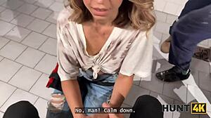 Young lady cheats on boyfriend with boss for real orgasms outdoors