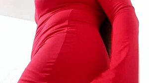 Slutty Latina Colombian Stepmother With Giant Cameltoe In Short Dress Masturbates For Her Stepson