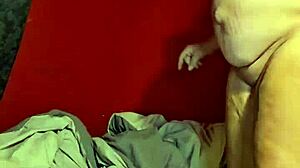 Pregnant Milf Strips Revealing Tender Nipples