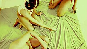 hey, that big dicked stud is having a casual threesome chat with the stepfamily