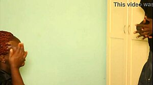 an impressive and unprecedented sex scene in gogo in the adultery of a couple in black africa by a colleague who after having fuck the wife in front of the husband also fucks the husband in front of t