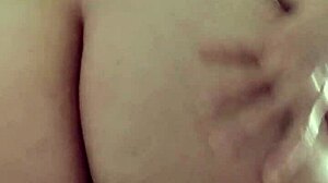 Mature Woman Strips In Shower