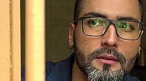 Happy Cuckold Watches Old Man Blowjob Humiliation