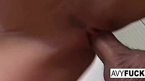 Blonde Avy and Alexis Join Van Damage for Wild Blowjobs and Cumshots in a Car.