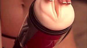 Ego x stroking masturbator with suction cup for solo play