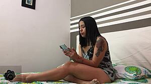 colombian babes flash big asses in close-up lesbian scissoring