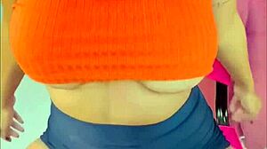 called hot girl over for movie and fucked her pussy