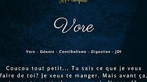 French Giantess Delivers Intense Jerk Off Instructions in Vore Audio