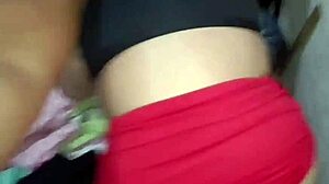 Chubby Cousin Calls for Tight Ass Fucking in Thong and Skirt