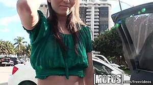 Mofos sexy surfer babe knows how to ride in hotel outdoor sex tape