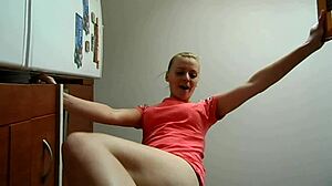 Sophie Plays at Home and Gets Naked at the End