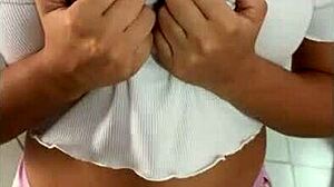 Horny Housewife Hader Screams Dirty Talk During Big Cock Sex!