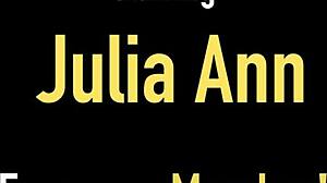 Nasty Julia Ann Takes Dildo Deep Throat After Fucking Herself