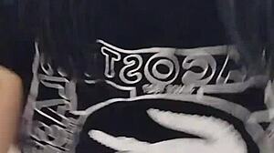 Masturbating While Sucking Stepbrother's Cock Without Condom