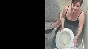 Rank amateur tries toilet piss video but it goes wrong in dirty slutty ways every time