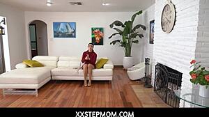 Milf stepmom penny barber makes up with stepson after fight