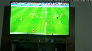 The amateur gives a sloppy blowjob in this intimate scene