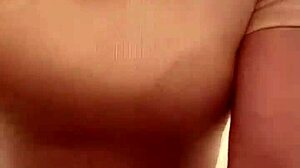 black girl shows her ass in the bathroom casually