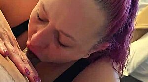 Blonde Milf Sucks Small Cock Handjob