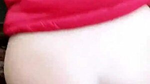 Risky quickie with 18yo brunette babe in pov bent over deepthroat