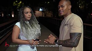 Bbc Offers Money To A Woman On The Street To Make A Porn Video - Brandon Cruz & Kataleya Gil