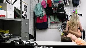 Strict Milf Officer Strips Teen 18+ Shoplifter And Calls Coworker For Punishment