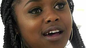 Ebony stepteen interacts in reality amateur scene