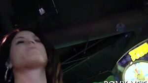 i feel so excited giving him a blowjob outdoors in pov as a sexy teen couple. my mouth wraps around his cock eagerly
