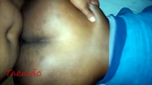 pounding fat ebony's huge asshole from side