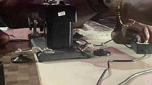 does the black porn star fuck the sex machine