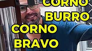 Happy Cuckold Watches Old Man Blowjob Humiliation