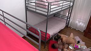 the horny landlady valeria del rio tries out her new bed with some fucking