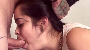 debora prado gives sloppy blowjob