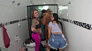 She says, 'Party in the mansion with blowjobs and wet pussies.'