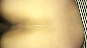 Homemade Booty Bent Over in Slow Motion