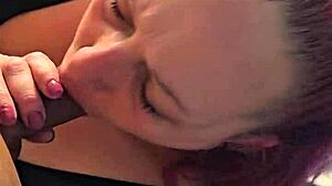 Blonde Milf Sucks Small Cock Handjob