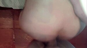 Latina Brunette with Big Ass and Tits Masturbates Using Dildo with Friend