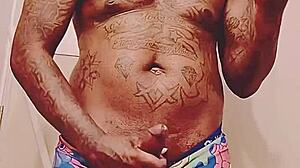 Fat Cock Black Dude Blows His Load Before Meeting Sugar Mama