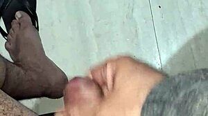 my mini dick getting hot and cumming