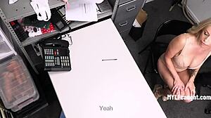 Lory Lace gives oil in prison punishment scene