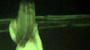 Sexy Girl Shows Off in Micro Panties on the Beach!